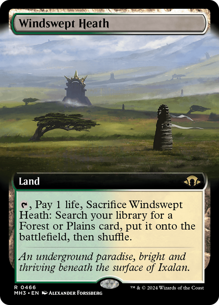 Windswept Heath (Extended Art) [Modern Horizons 3] | Galaxy Games LLC