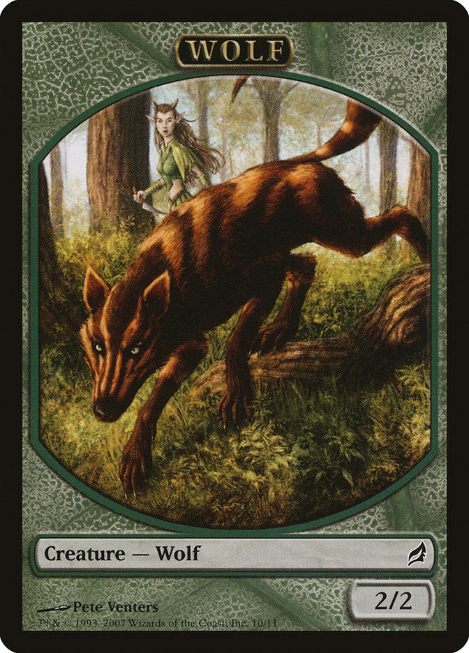 Wolf Token [Lorwyn Tokens] | Galaxy Games LLC