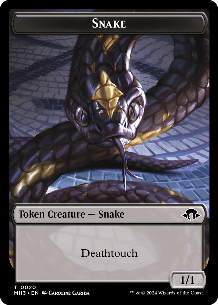 Snake Token [Modern Horizons 3 Tokens] | Galaxy Games LLC