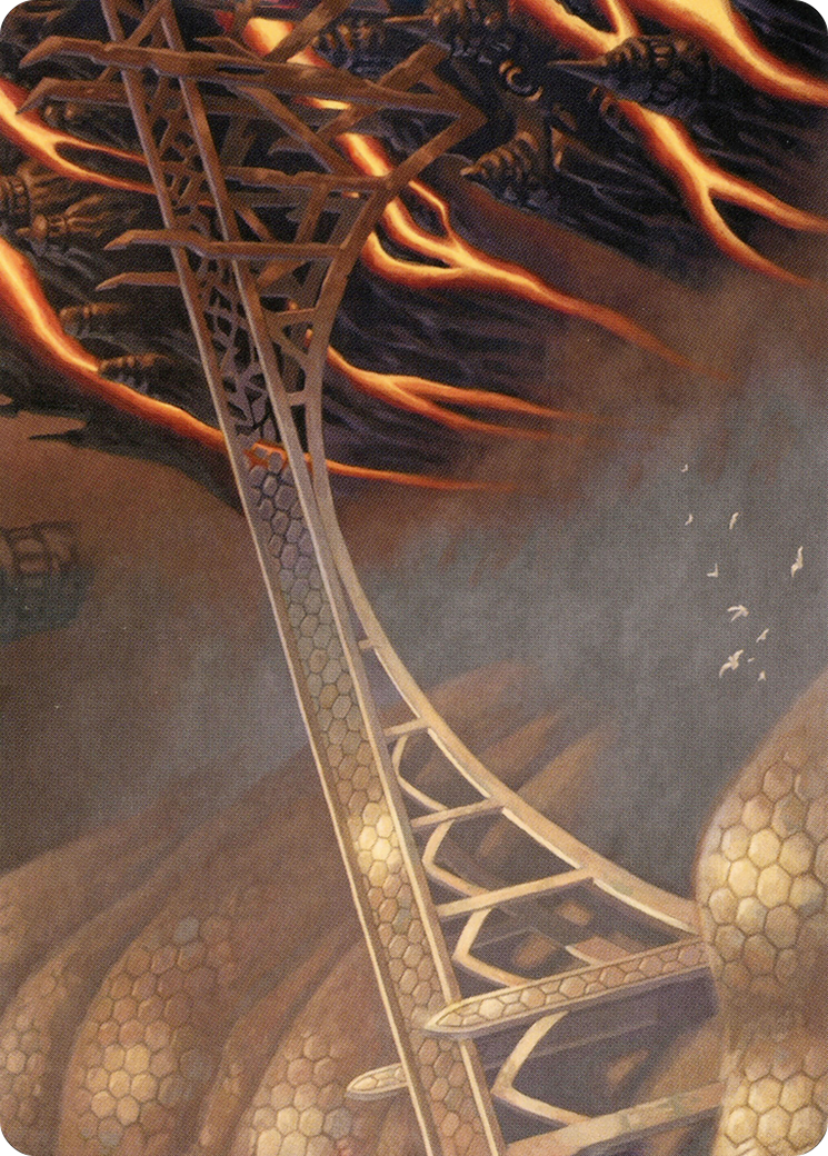 Rustvale Bridge Art Card [Modern Horizons 2 Art Series] | Galaxy Games LLC