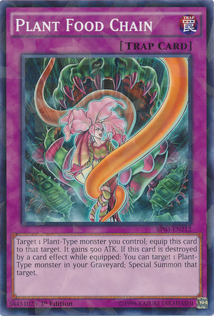 Plant Food Chain [BP03-EN212] Shatterfoil Rare | Galaxy Games LLC