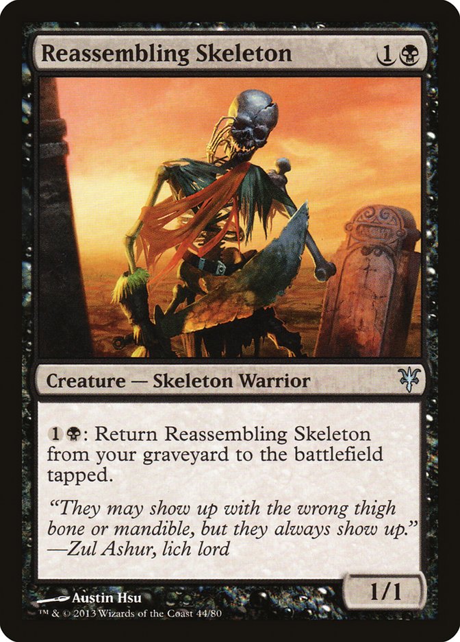 Reassembling Skeleton [Duel Decks: Sorin vs. Tibalt] | Galaxy Games LLC