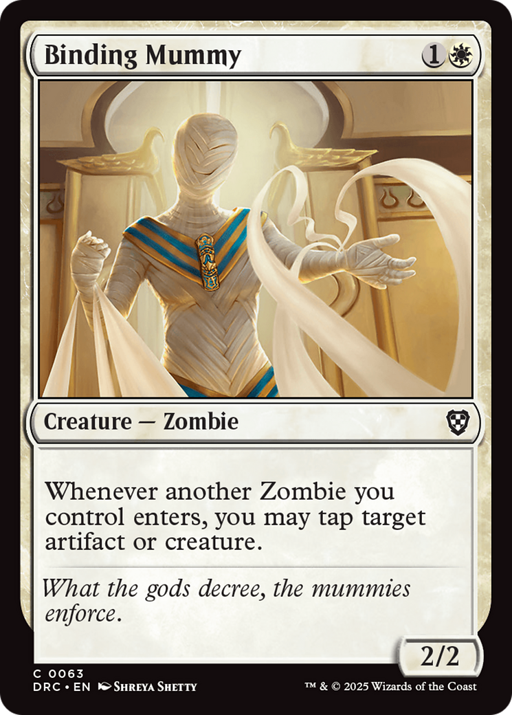 Binding Mummy [Aetherdrift Commander] | Galaxy Games LLC