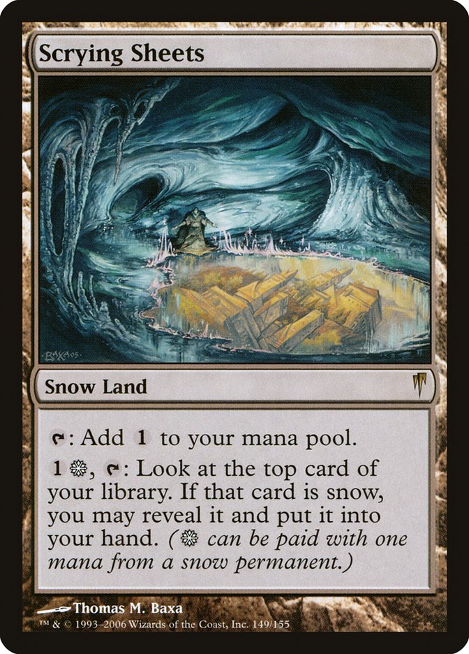 Scrying Sheets [Coldsnap] | Galaxy Games LLC