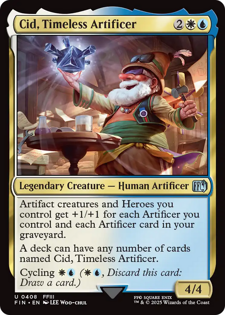 Cid, Timeless Artificer (0408) [FINAL FANTASY] | Galaxy Games LLC