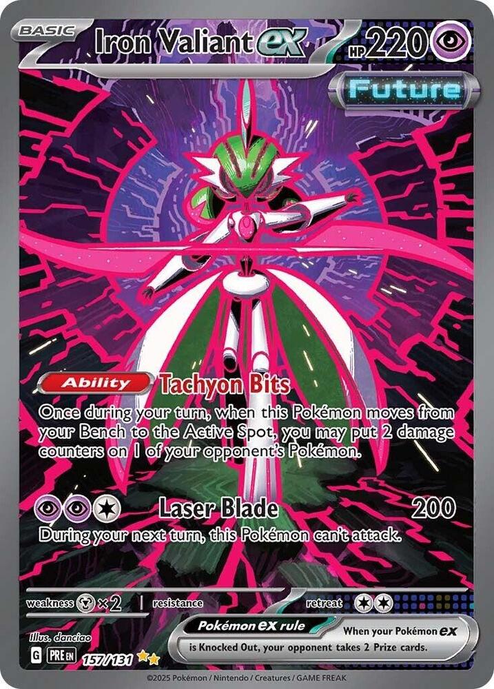 Iron Valiant ex (157/131) [Scarlet & Violet: Prismatic Evolutions] | Galaxy Games LLC