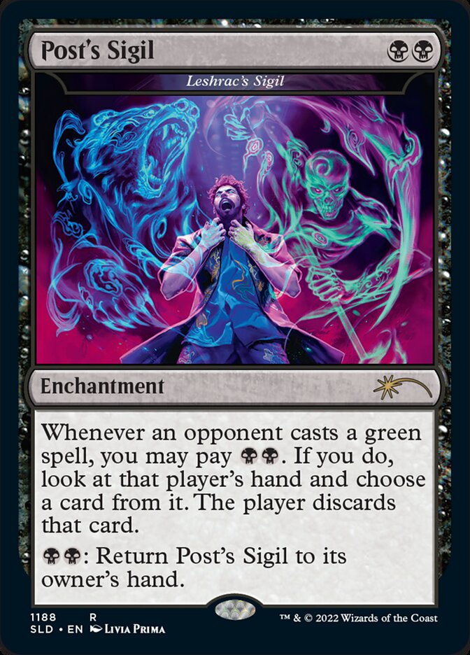 Post's Sigil - Leshrac's Sigil [Secret Lair Drop Series] | Galaxy Games LLC
