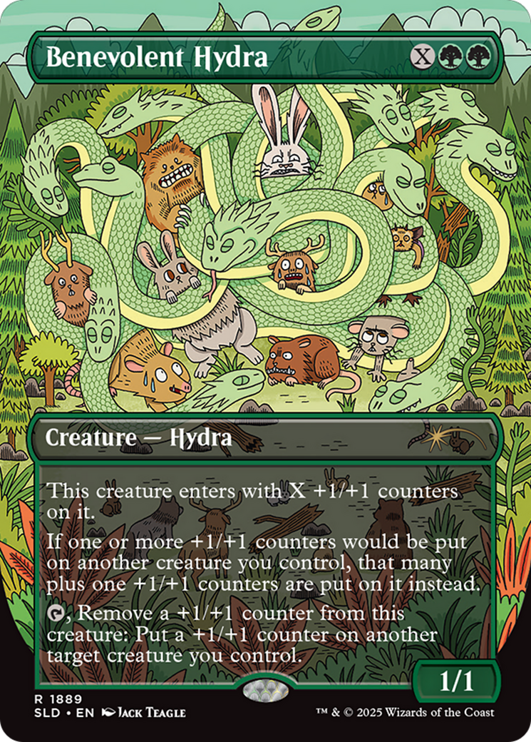 Benevolent Hydra (Rainbow Foil) [Secret Lair Drop Series] | Galaxy Games LLC