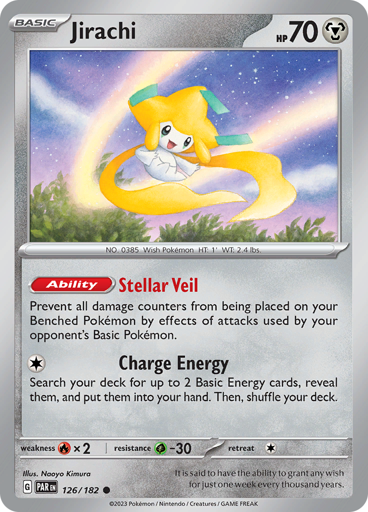 Jirachi (126/182) [Scarlet & Violet: Paradox Rift] | Galaxy Games LLC