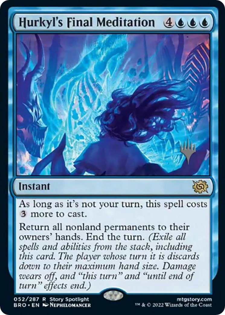 Hurkyl's Final Meditation (Promo Pack) [The Brothers' War Promos] | Galaxy Games LLC