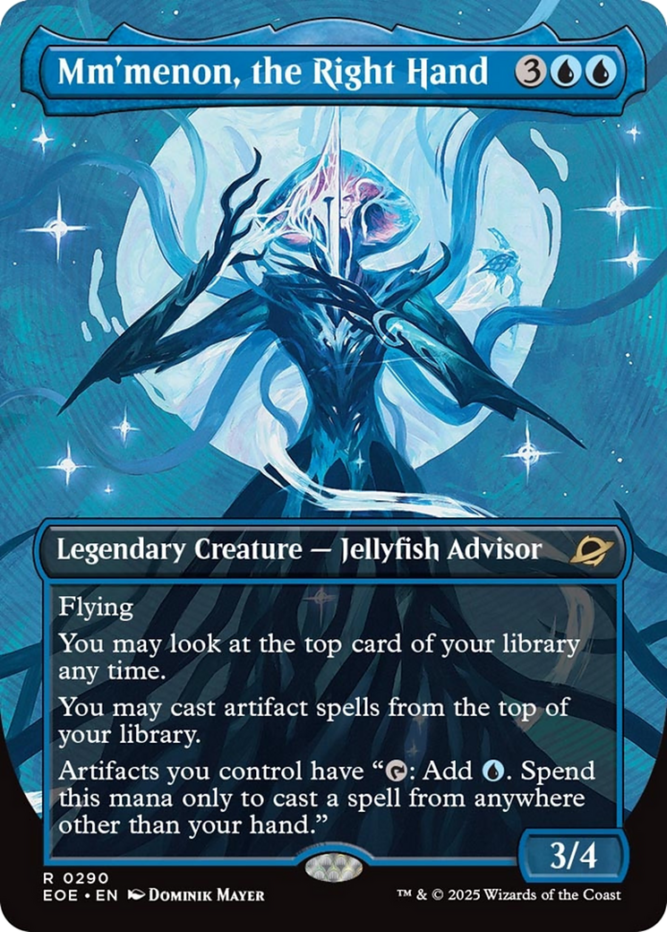 Mm'menon, the Right Hand (Borderless) [Edge of Eternities] | Galaxy Games LLC