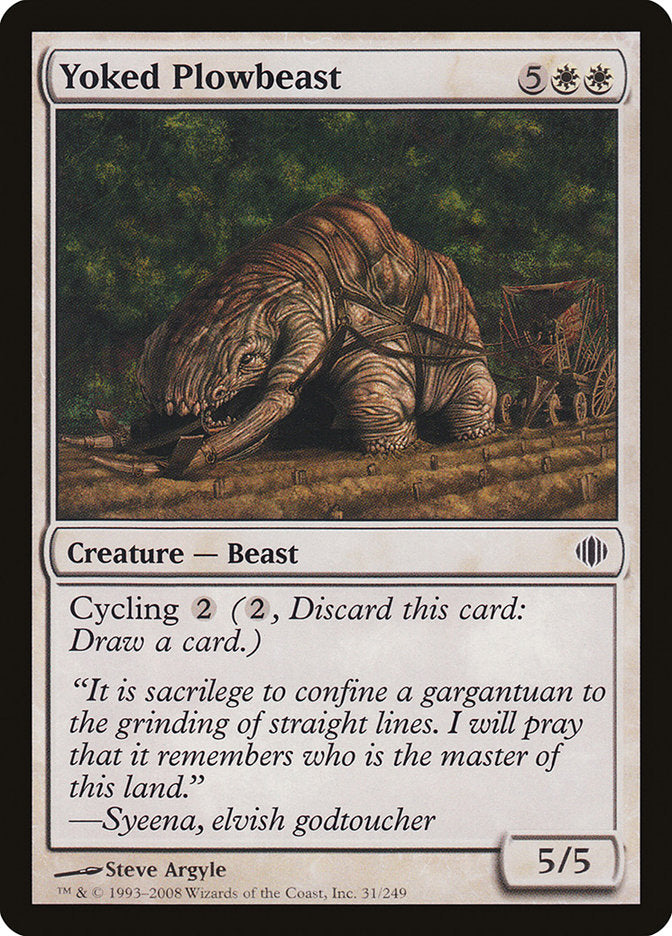 Yoked Plowbeast [Shards of Alara] | Galaxy Games LLC