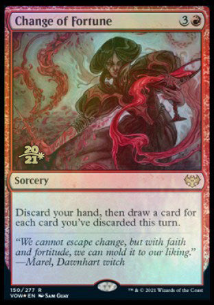 Change of Fortune [Innistrad: Crimson Vow Prerelease Promos] | Galaxy Games LLC