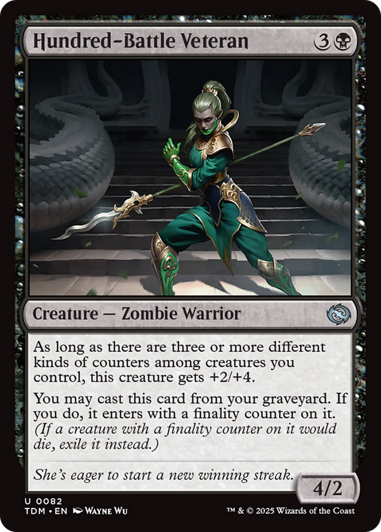 Hundred-Battle Veteran [Tarkir: Dragonstorm] | Galaxy Games LLC
