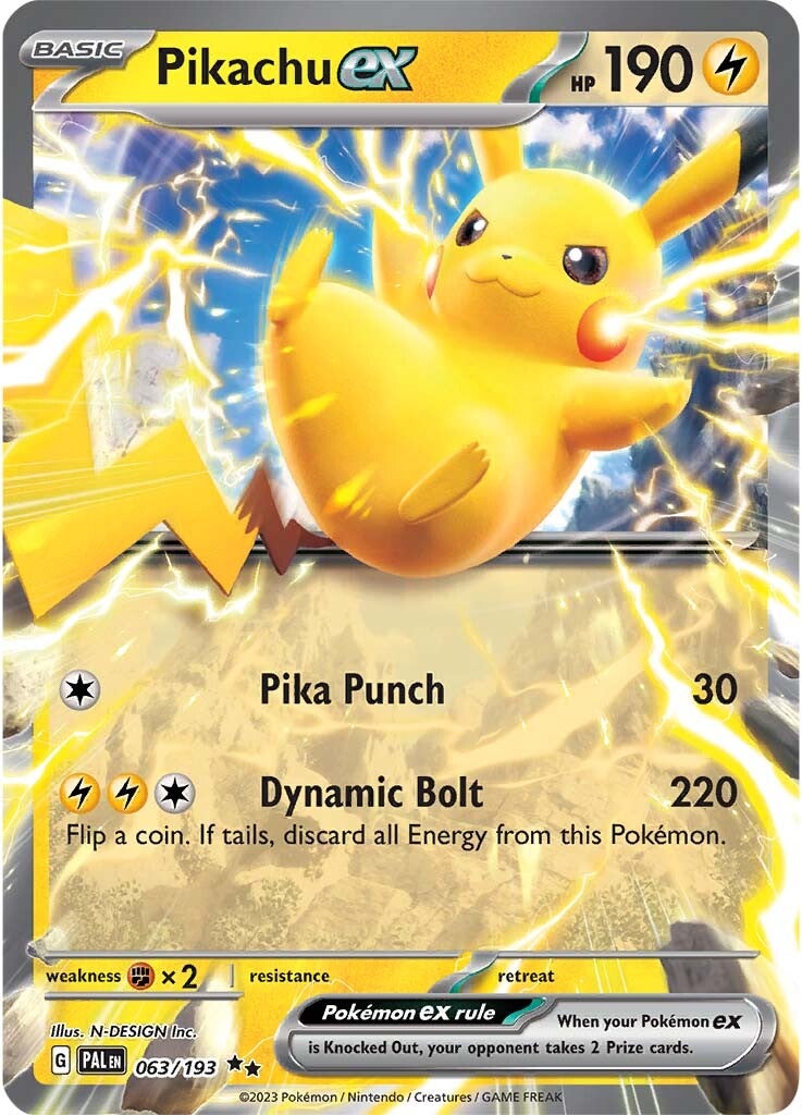 Pikachu ex (063/193) [Scarlet & Violet: Paldea Evolved] | Galaxy Games LLC