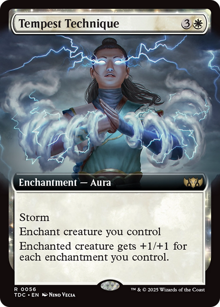 Tempest Technique (Extended Art) [Tarkir: Dragonstorm Commander] | Galaxy Games LLC