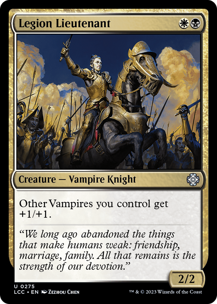 Legion Lieutenant [The Lost Caverns of Ixalan Commander] | Galaxy Games LLC