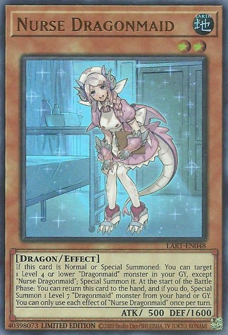 Nurse Dragonmaid [LART-EN048] Ultra Rare | Galaxy Games LLC