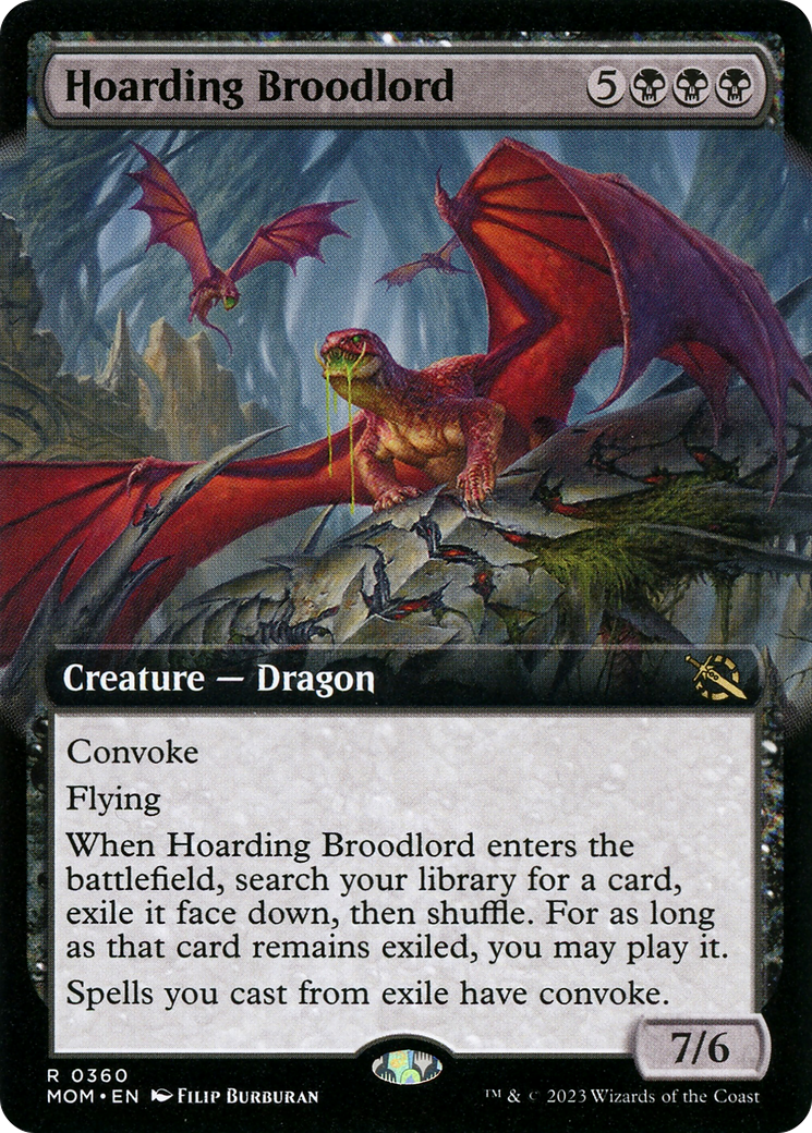 Hoarding Broodlord (Extended Art) [March of the Machine] | Galaxy Games LLC