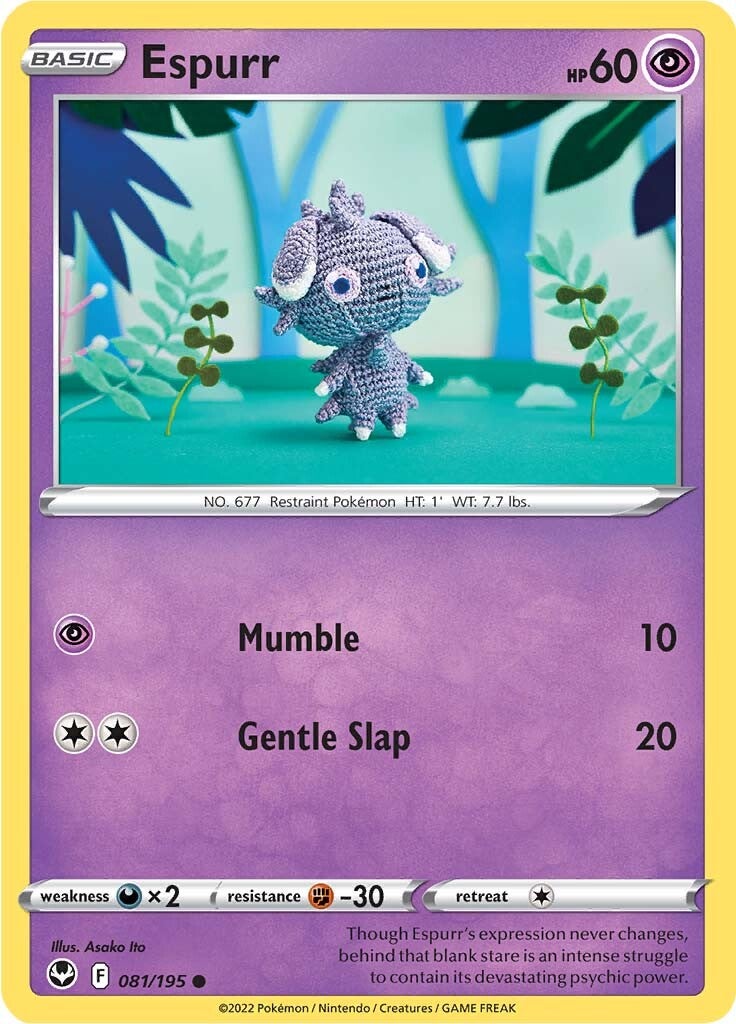 Espurr (081/195) [Sword & Shield: Silver Tempest] | Galaxy Games LLC