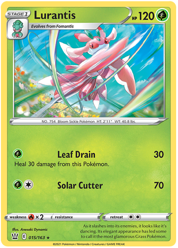 Lurantis (015/163) [Sword & Shield: Battle Styles] | Galaxy Games LLC