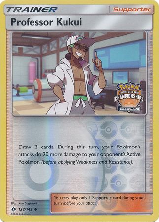 Professor Kukui (128/149) (Regional Championship Promo) [Sun & Moon: Base Set] | Galaxy Games LLC