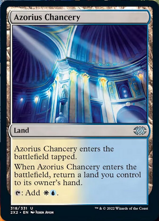 Azorius Chancery [Double Masters 2022] | Galaxy Games LLC