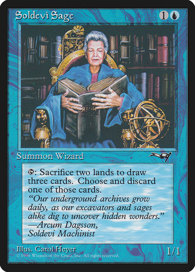 Soldevi Sage (Sitting) [Alliances] | Galaxy Games LLC