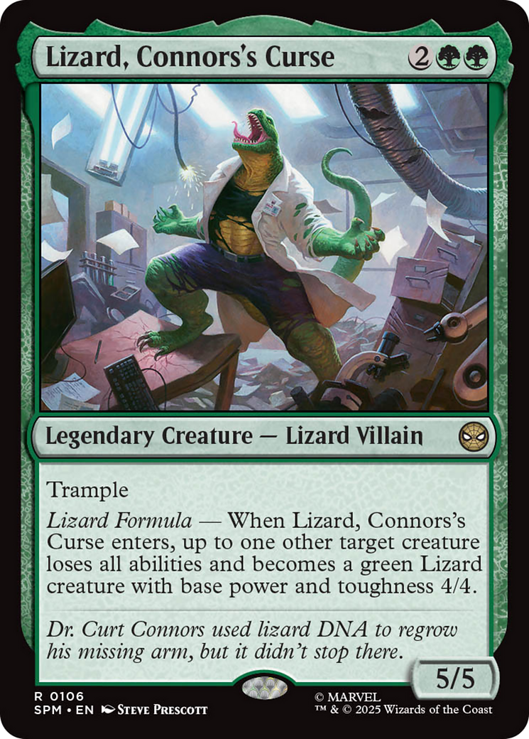 Lizard, Connors's Curse [Marvel's Spider-Man] | Galaxy Games LLC