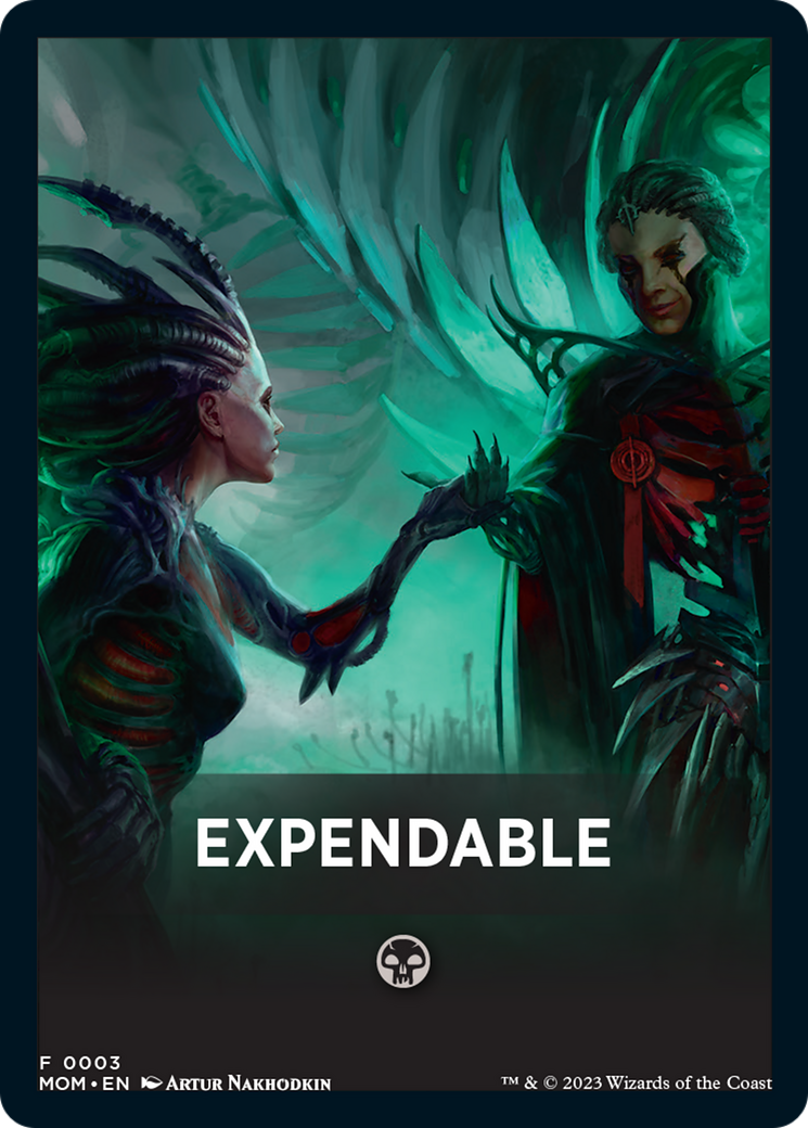 Expendable Theme Card [March of the Machine Tokens] | Galaxy Games LLC