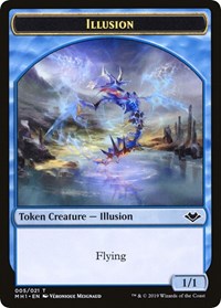 Illusion // Bear Double-Sided Token [Modern Horizons Tokens] | Galaxy Games LLC