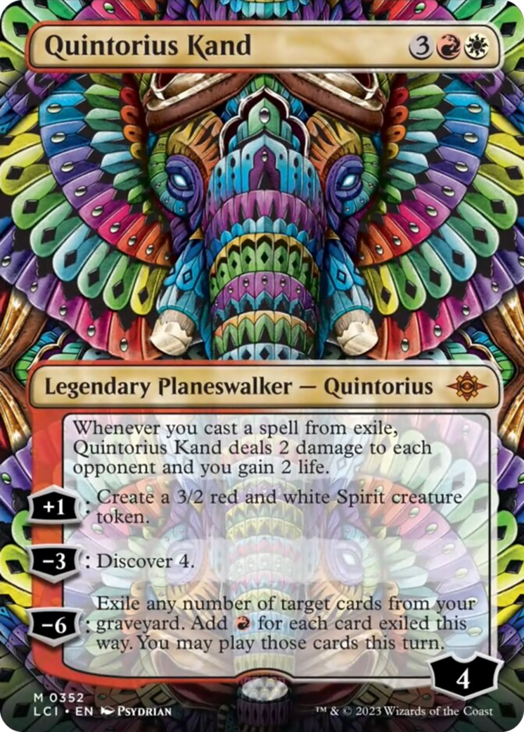 Quintorius Kand (0352) (Borderless) [The Lost Caverns of Ixalan] | Galaxy Games LLC