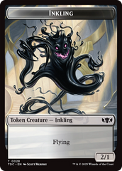 Inkling // Insect (0023) Double-Sided Token [Tarkir: Dragonstorm Commander Tokens] | Galaxy Games LLC