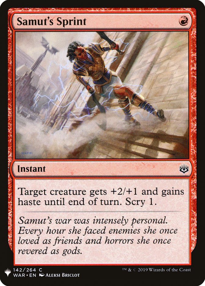 Samut's Sprint [Mystery Booster] | Galaxy Games LLC