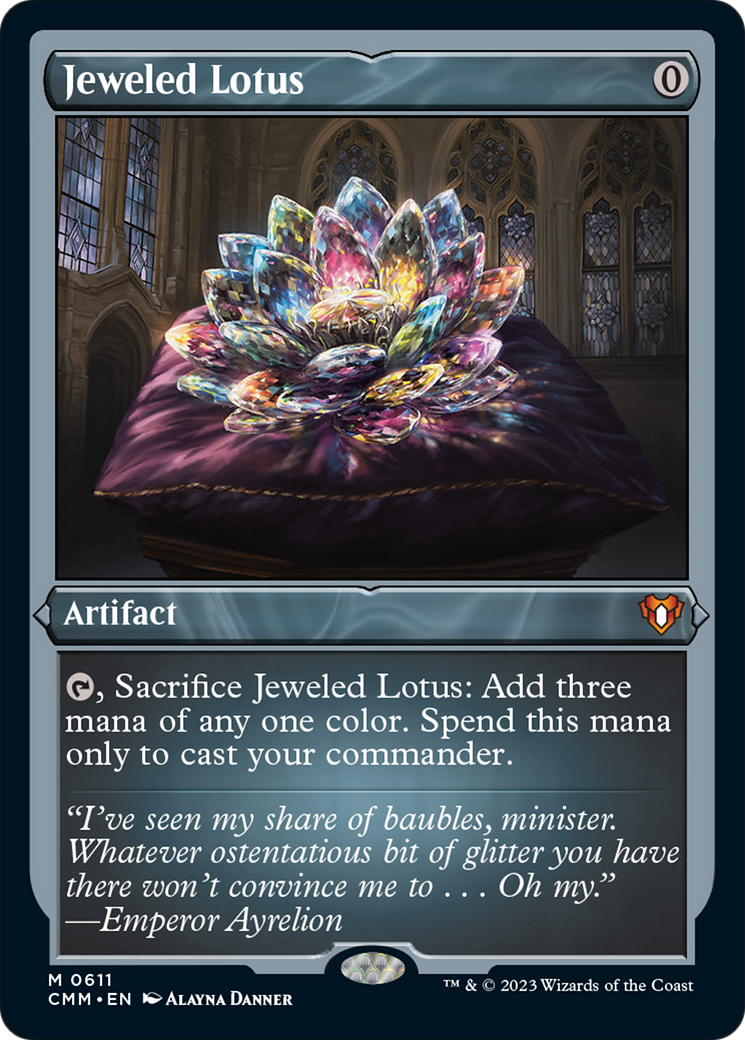 Jeweled Lotus (Foil Etched) [Commander Masters] | Galaxy Games LLC