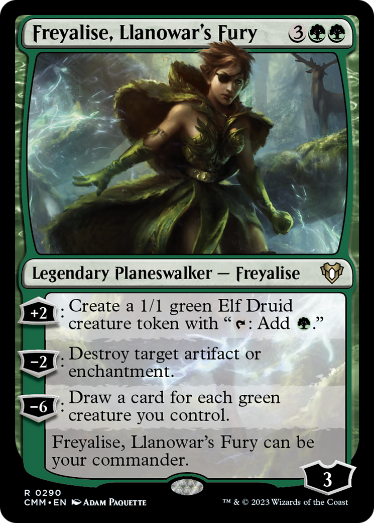 Freyalise, Llanowar's Fury [Commander Masters] | Galaxy Games LLC