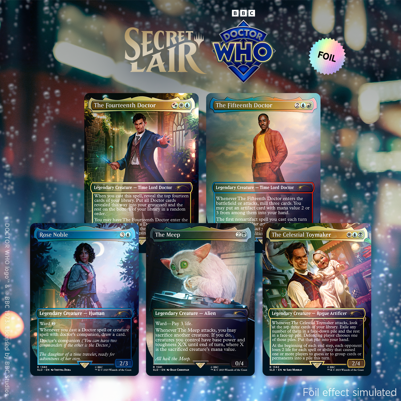 Secret Lair: Drop Series - Secret Lair x Doctor Who (Regeneration - Foil Edition) | Galaxy Games LLC