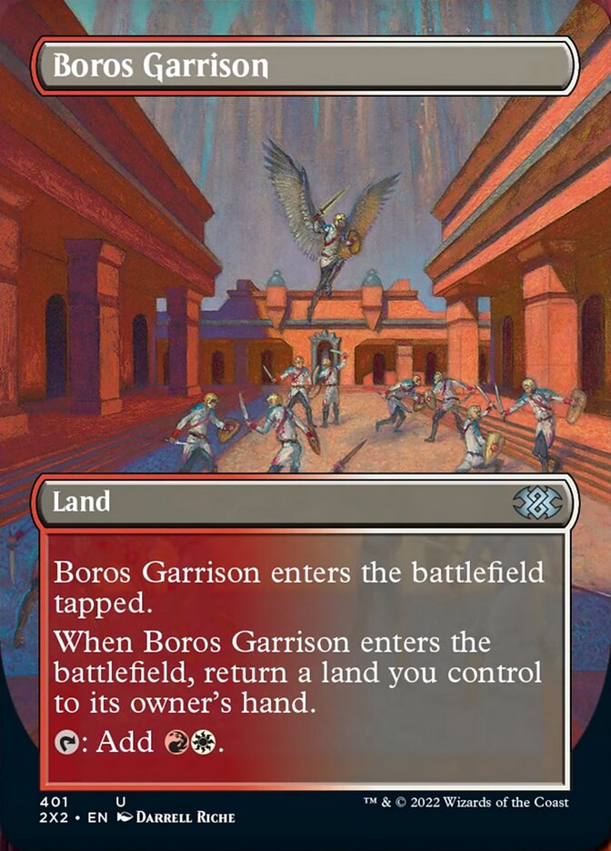 Boros Garrison (Borderless Alternate Art) [Double Masters 2022] | Galaxy Games LLC