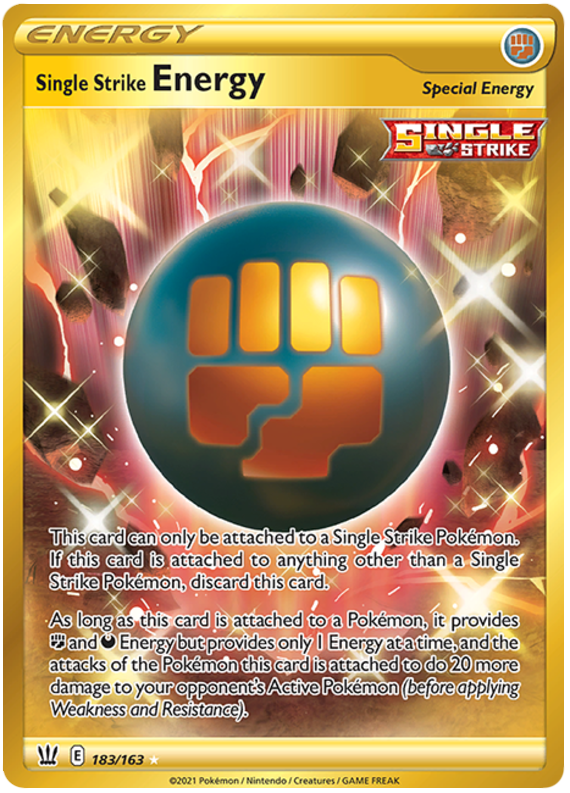 Single Strike Energy (183/163) [Sword & Shield: Battle Styles] | Galaxy Games LLC