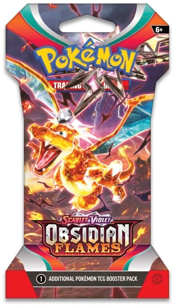 Scarlet & Violet: Obsidian Flames - Sleeved Booster Pack | Galaxy Games LLC