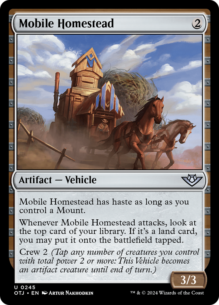Mobile Homestead [Outlaws of Thunder Junction] | Galaxy Games LLC