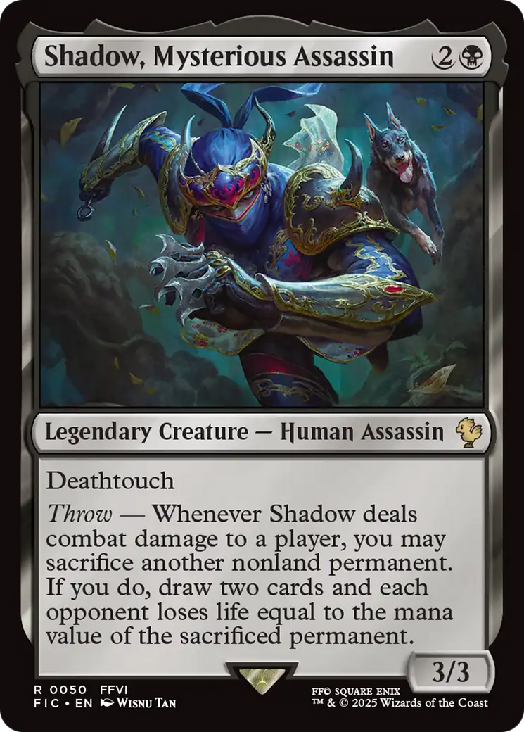 Shadow, Mysterious Assassin [FINAL FANTASY Commander] | Galaxy Games LLC