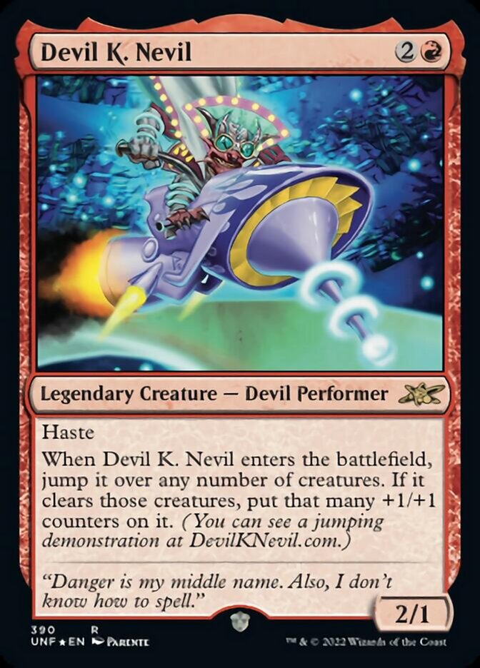 Devil K. Nevil (Galaxy Foil) [Unfinity] | Galaxy Games LLC