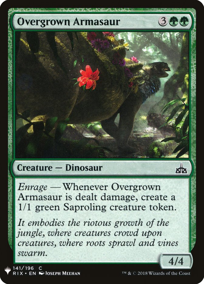 Overgrown Armasaur [Mystery Booster] | Galaxy Games LLC