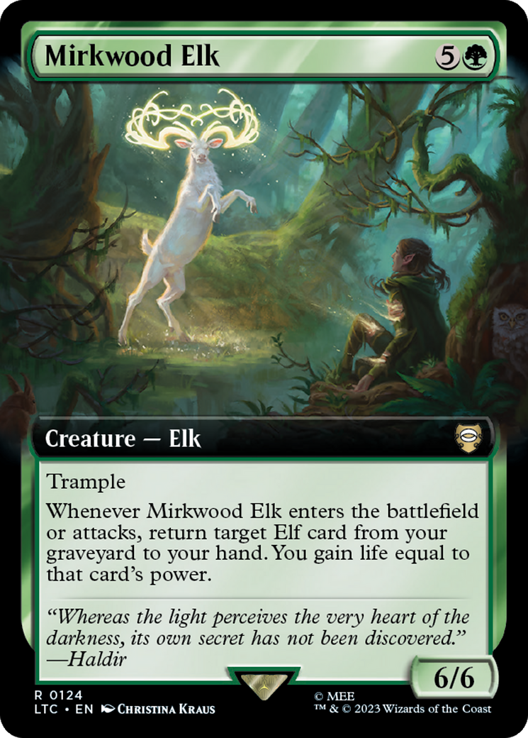 Mirkwood Elk (Extended Art) [The Lord of the Rings: Tales of Middle-Earth Commander] | Galaxy Games LLC