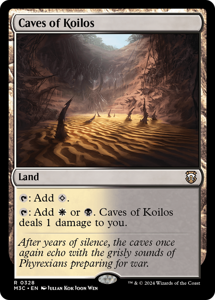 Caves of Koilos (Ripple Foil) [Modern Horizons 3 Commander] | Galaxy Games LLC