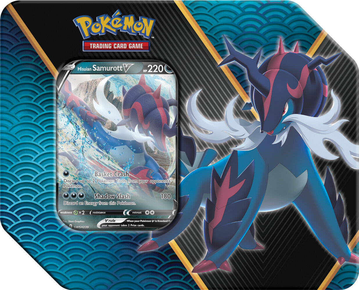 Divergent Powers Tin (Hisuian Samurott V) | Galaxy Games LLC