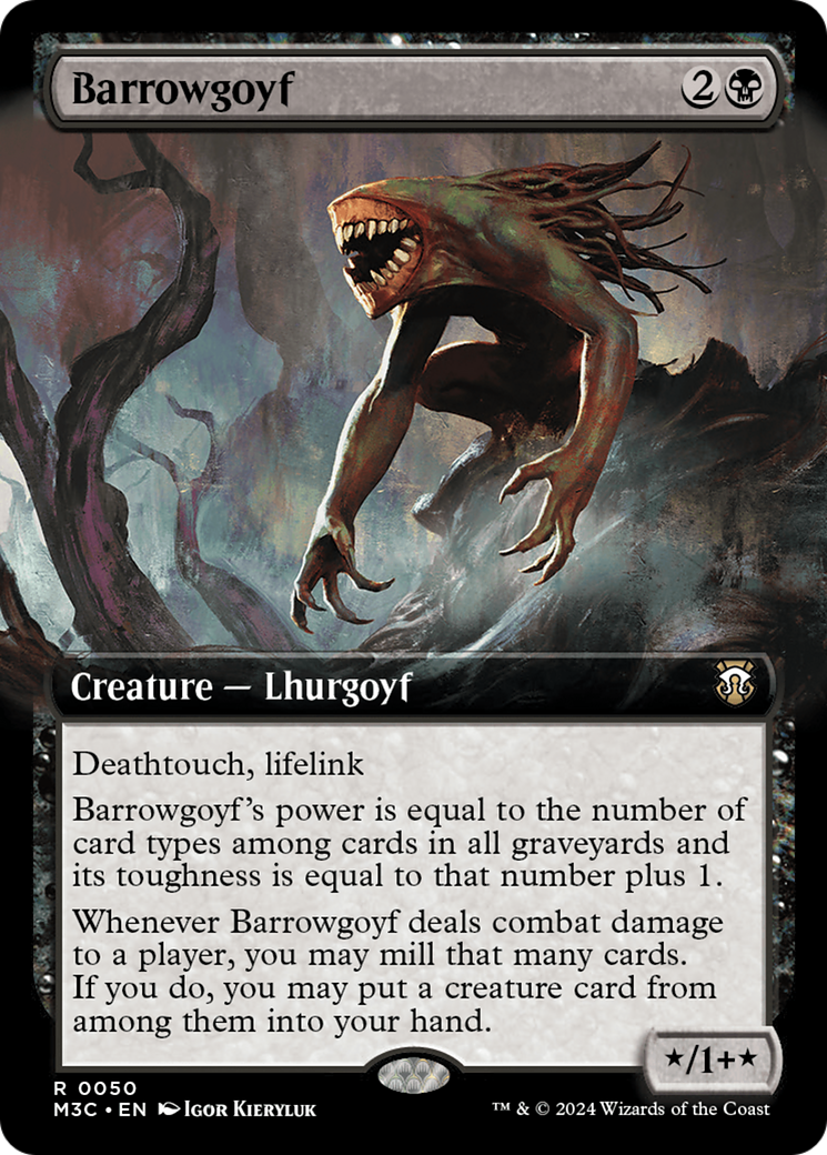 Barrowgoyf (Extended Art) [Modern Horizons 3 Commander] | Galaxy Games LLC