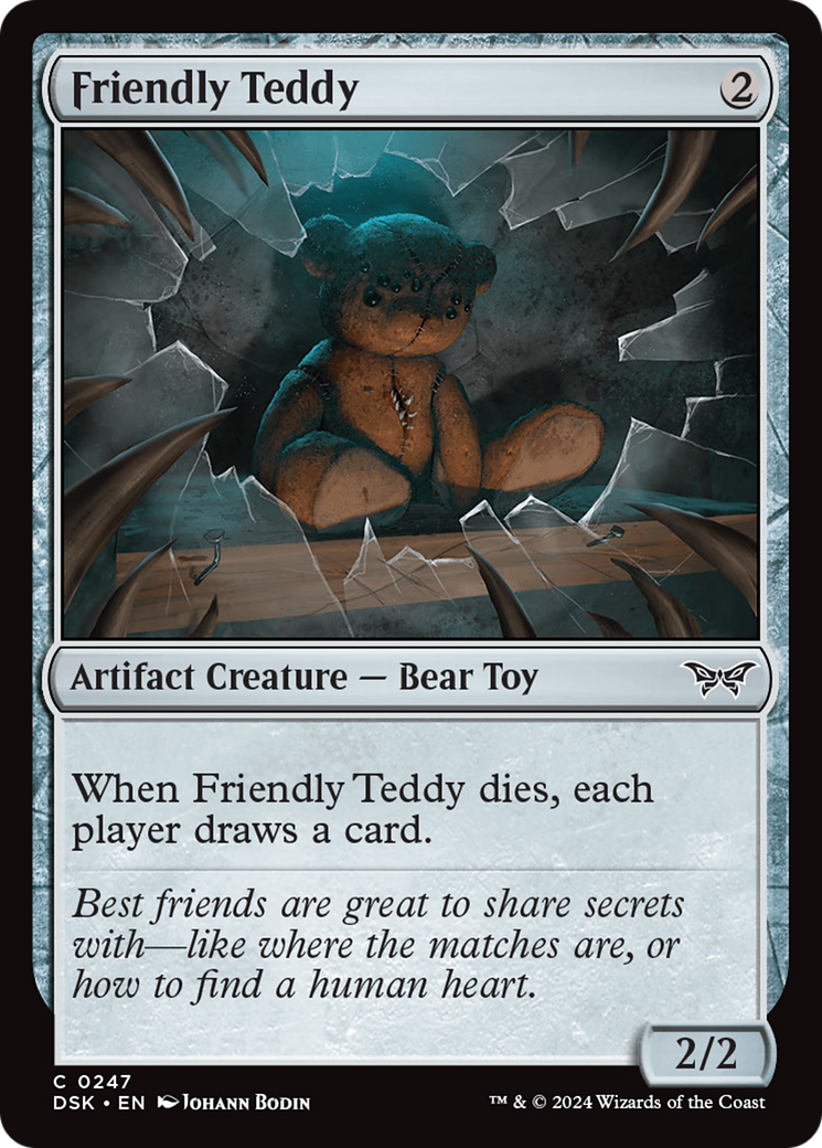 Friendly Teddy [Duskmourn: House of Horror] | Galaxy Games LLC