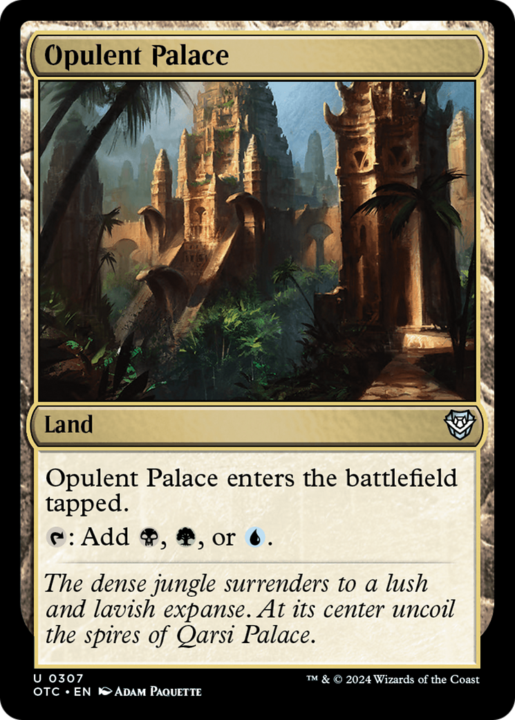 Opulent Palace [Outlaws of Thunder Junction Commander] | Galaxy Games LLC